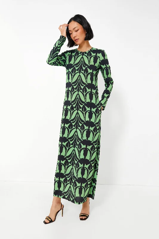 Papyrus Long Sleeve Swing Dress Tunics Evening elegant