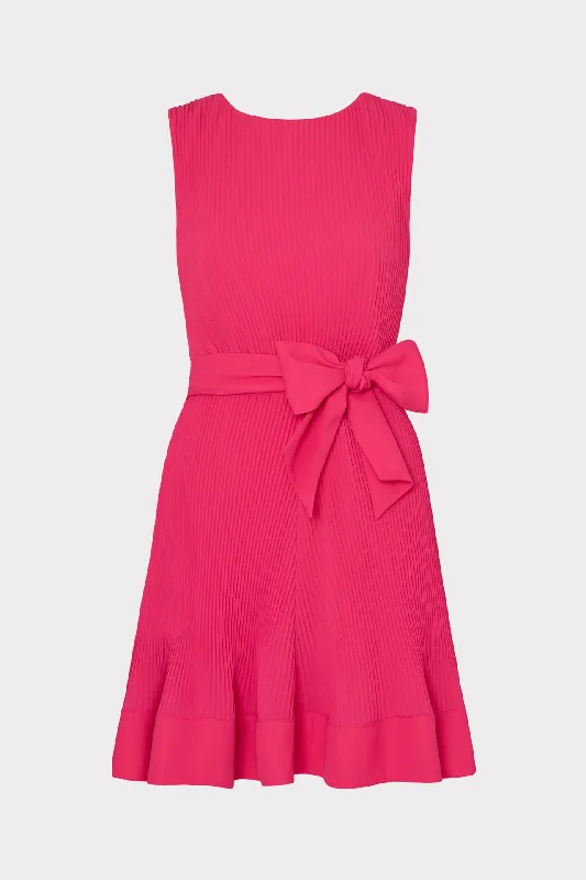 Carreen Pleated Mini Dress Tunics Spring floral