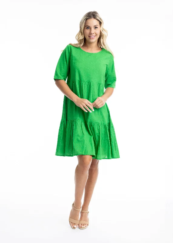 Orientique - Essentials Cotton Slub Short Layered Dress Tunics Velvet soft