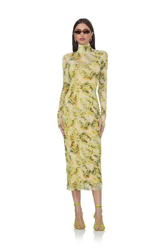 Shailene Dress - Lime Wing Tunics Fall fleece