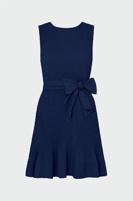 Carreen Pleated Mini Dress Tunics Brand named