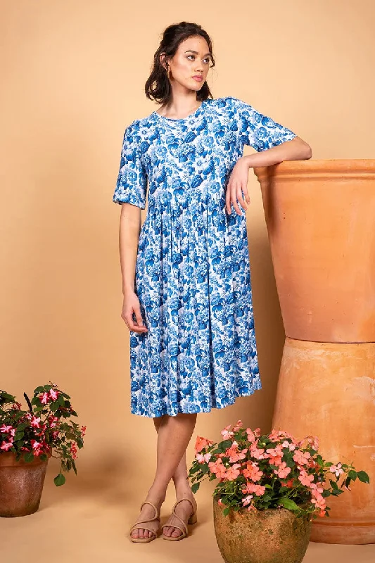 Wilson Trollope - Otama Dress S/S, Talavera Floral Tunics Silk luxurious
