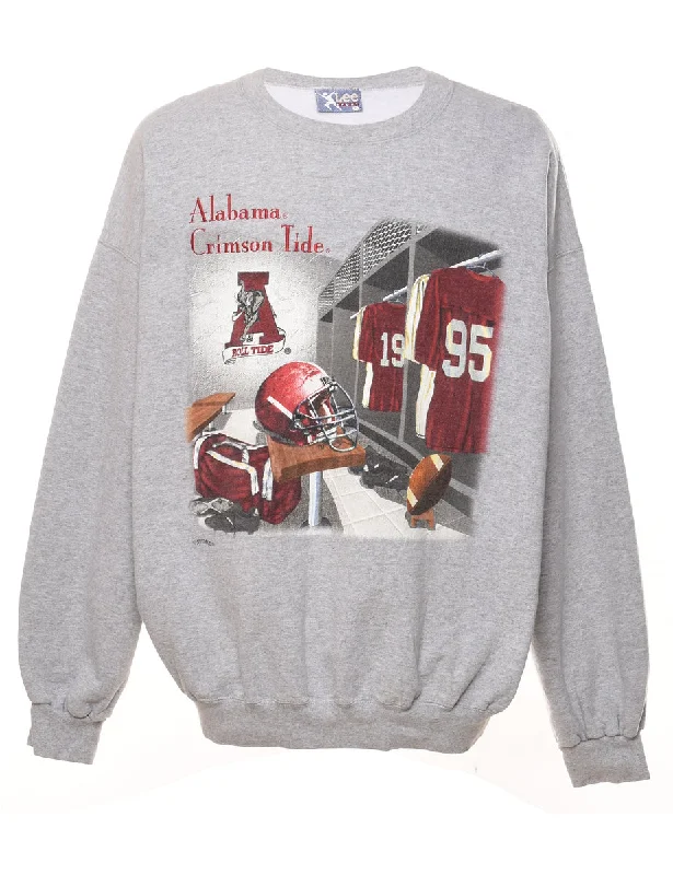 Lee Printed Sweatshirt - XL Hoodie with Hem Elastic Stretchable Comfortable