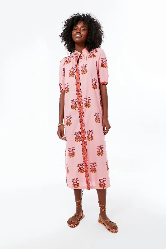 Pink Punch Remi Peony Dress Tunics Handmade artisanal