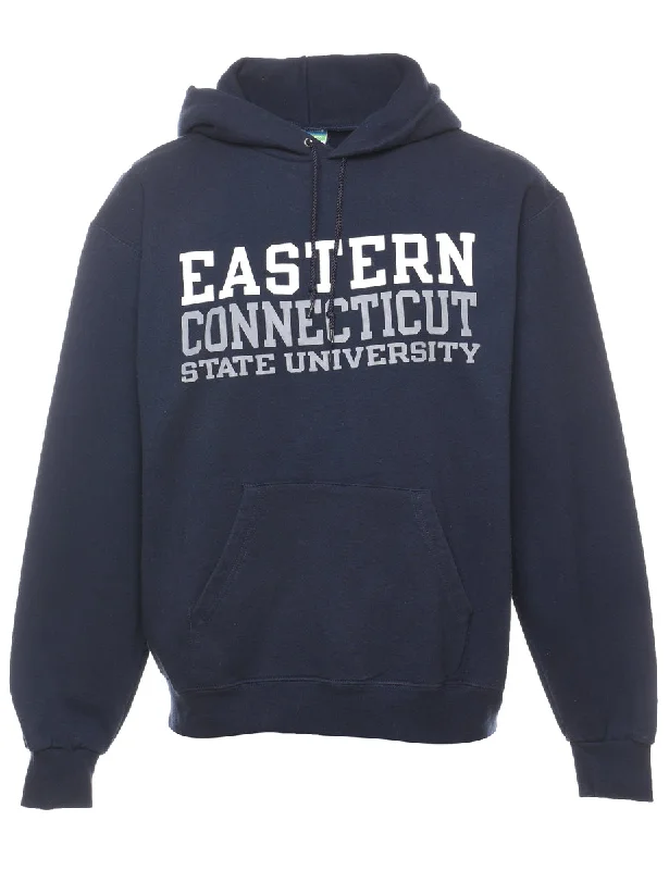 Champion Eastern Connecticut State University Printed Hoodie - M Hoodie with Rhinestones Sparkly Elegant Champion Eastern Connecticut State University Printed Hoodie - M Hoodie with Rhinestones Sparkly Elegant