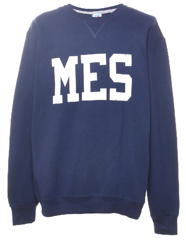 Russell Athletic MES Printed Sweatshirt - XL Hoodie Sweatshirt Pullover