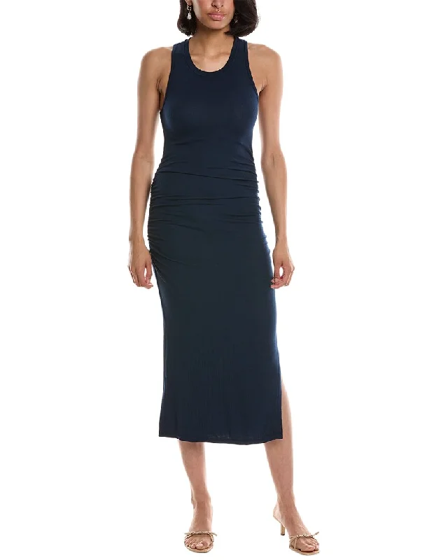 LA MADE Rib Sheath Dress Tunics Designer luxury