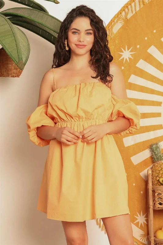 Mango Cotton Cold Shoulder Puff Short Sleeve Mini Dress /1-2-2-1 Tunics Silk luxurious Mango Cotton Cold Shoulder Puff Short Sleeve Mini Dress /1-2-2-1 Tunics Silk luxurious