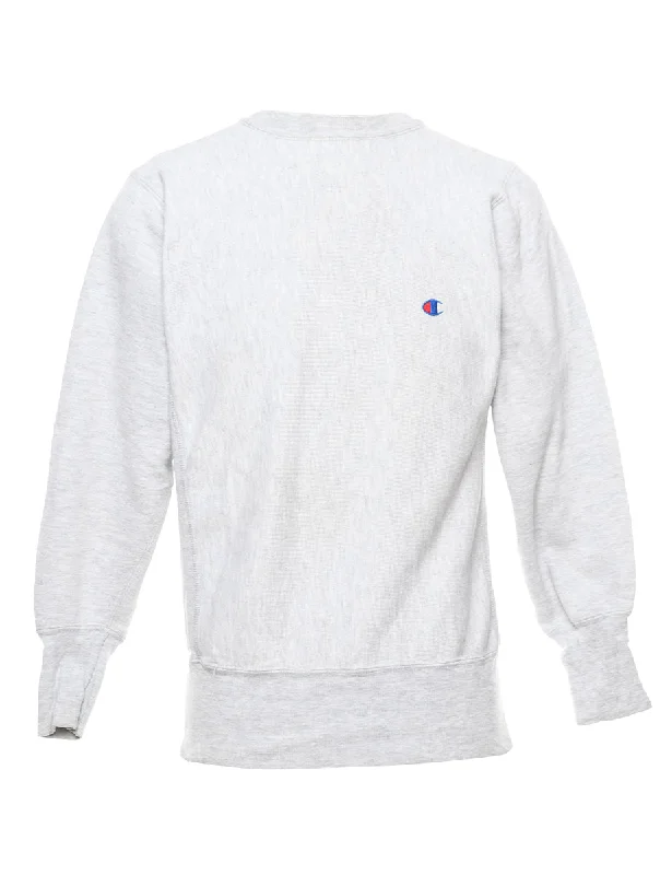 Champion Reverse Weave Vintage Plain Sweatshirt - S Hoodie with Button Classic Timeless Champion Reverse Weave Vintage Plain Sweatshirt - S Hoodie with Button Classic Timeless
