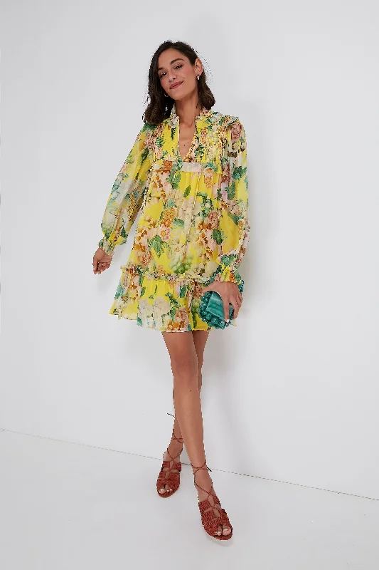 Lemon Zest Cornucopia Mikayla Dress Tunics Luxurious high-end