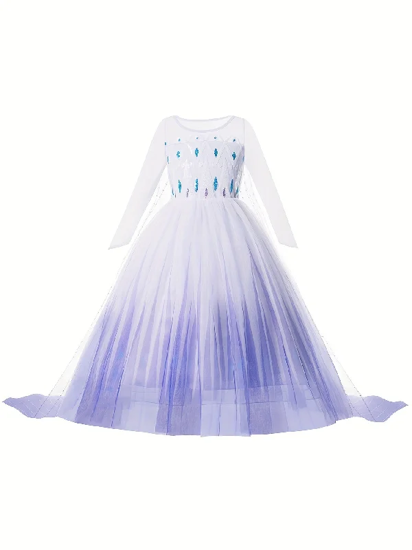 Girls Halloween Snow Princess Dress Adorable Dreaming Queen Dress Up With Cape Birthday Party Prom Party Dress 2-10T mardi gras Tunics Velvet soft Girls Halloween Snow Princess Dress Adorable Dreaming Queen Dress Up With Cape Birthday Party Prom Party Dress 2-10T mardi gras Tunics Velvet soft