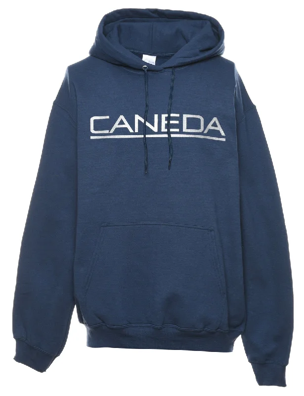 Caneda Printed Hoodie - L Hoodie with Embroidery Detailed Premium
