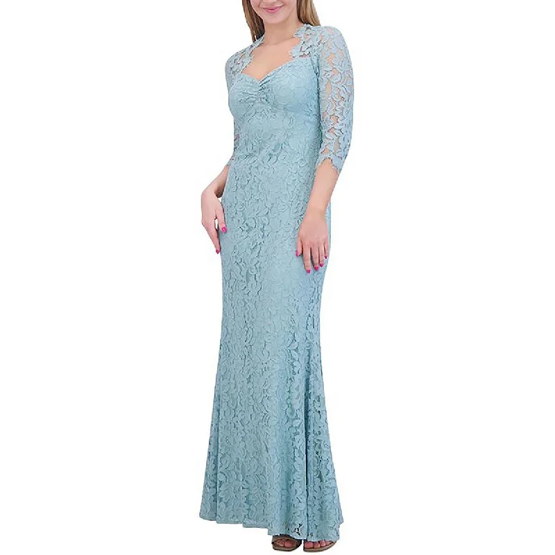 Petites Womens Eyelet Lace Evening Dress Tunics Hiking breathable