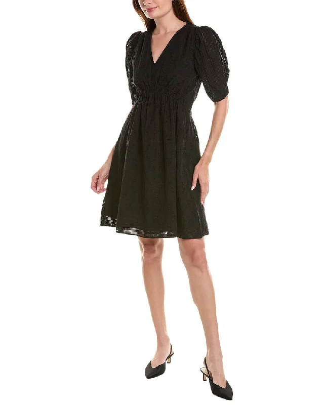 Hugo Boss Dizziano A-Line Dress Crew Neckline Sporty