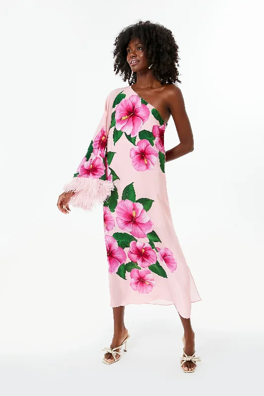 Nyx Pink Aubrey Crepe Dress Tunics Bridal satin