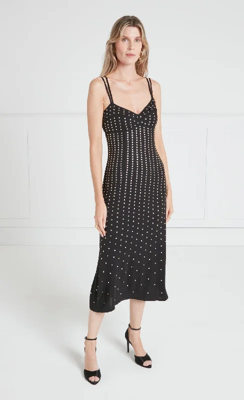 Loretta Slip Dress - Black Tunics Sophisticated sleek