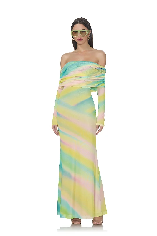 Thelma Dress - Rainbow Stripe Tunics Gym athletic