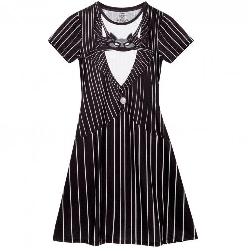 Nightmare Before Christmas Womens/Ladies Jack Skellington Dress Tunics Floral girly