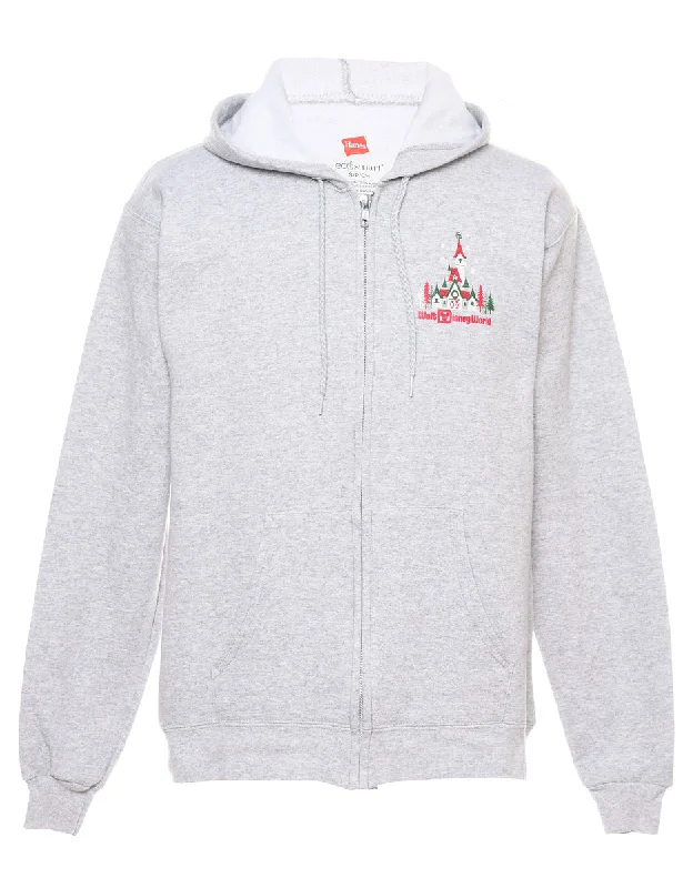 Christmas Tree Design Hooded Sweatshirt - S Hoodie with Hem Detail Decorative Unique Christmas Tree Design Hooded Sweatshirt - S Hoodie with Hem Detail Decorative Unique