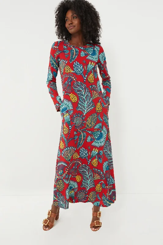 Sicomore Long Sleeve Swing Dress Tunics Seasonal trendy