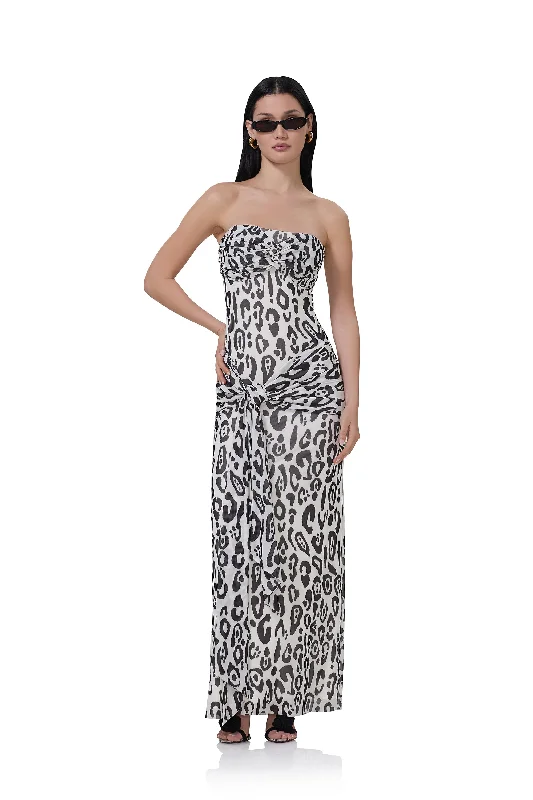Rosalie Dress - Stark Leopard Tunics Lace romantic