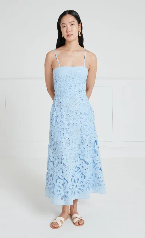Guinevere Strappy Dress - Blue Tunics Top rated