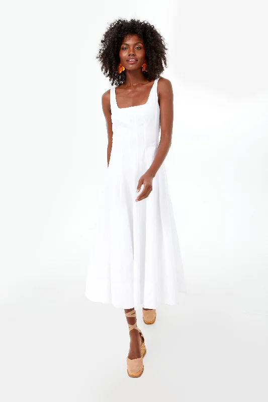 White Wells Dress Tunics Chic fashionable