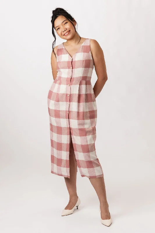 Asteri button down dress & vest Bodycon Club Sequined