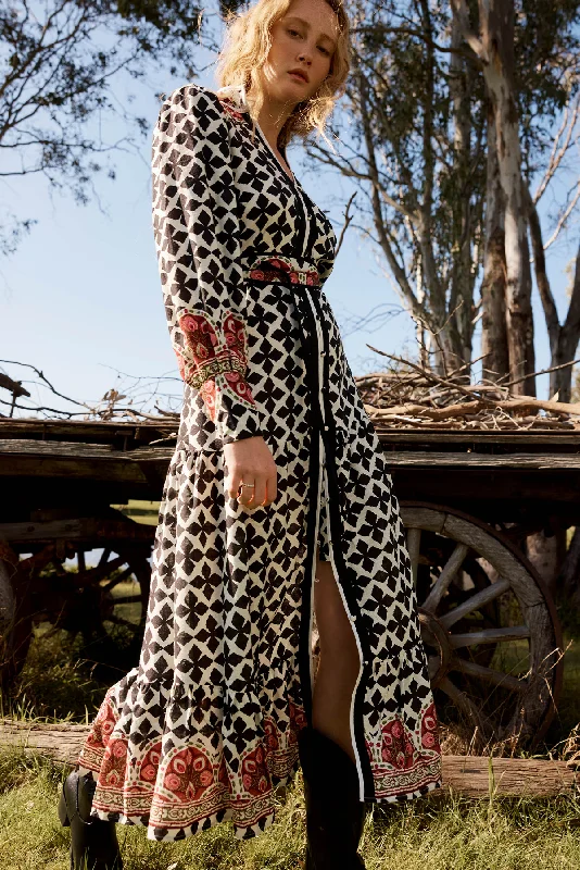 MARIELLE MAXI DRESS Tunics Print Colorful
