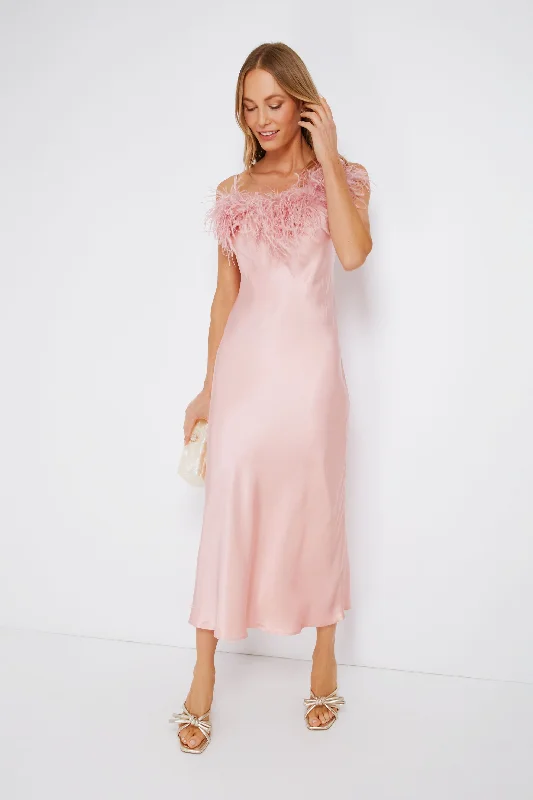 Dust Pink Boheme Slip Dress A-Line Day Work