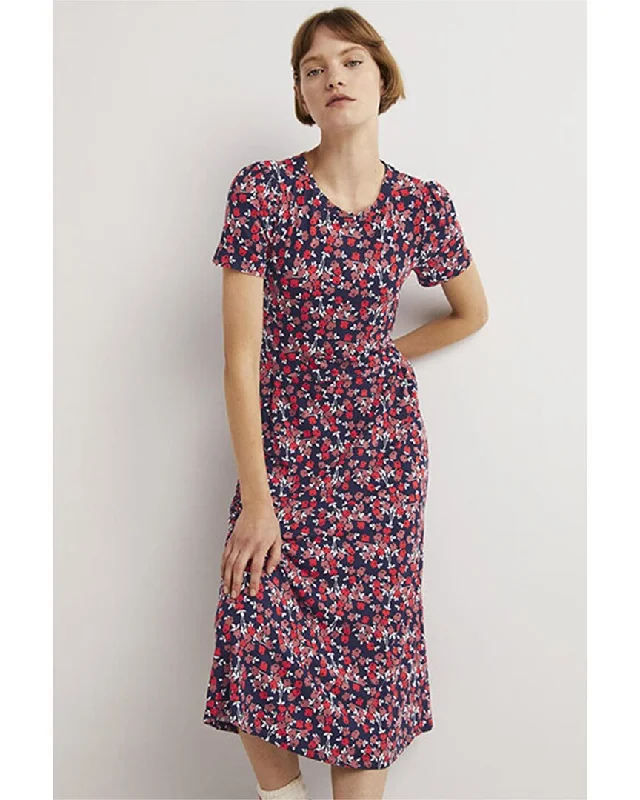 Boden Lucinda Jersey Midi Dress Tunics Gym athletic