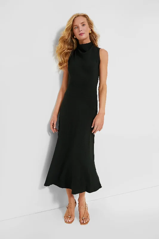 Noir Kalena Dress Crew Neckline Sporty