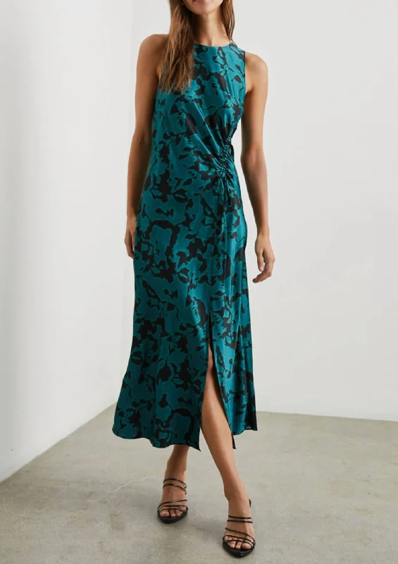 Gabriella Dress In Teal Ice Tunics Custom made