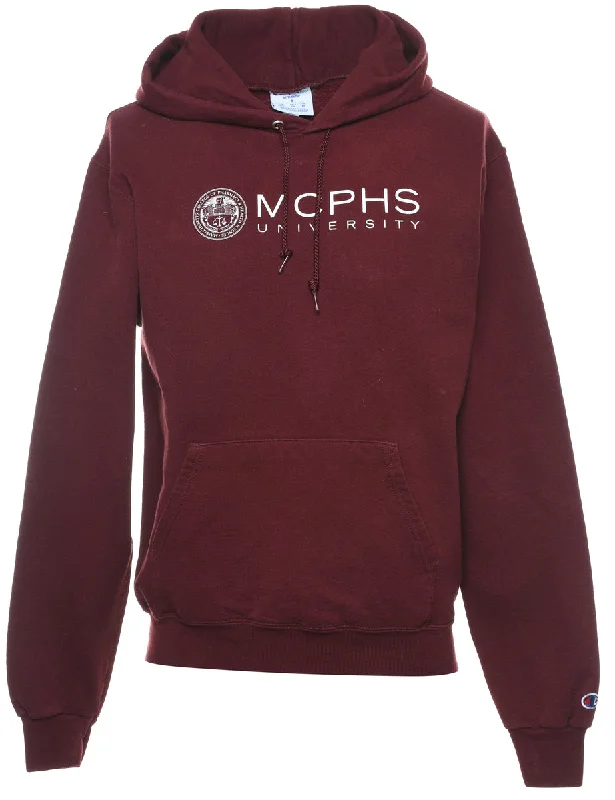 Champion MCPHS University Hoodie - M Hoodie with Hem Drawcord Adjustable Customizable Champion MCPHS University Hoodie - M Hoodie with Hem Drawcord Adjustable Customizable