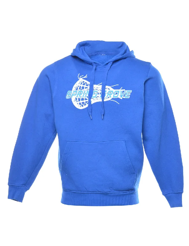 Spring Grove Printed Hoodie - S Hoodie with Neon Bright Vibrant