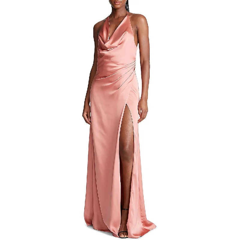 Sutton Womens Satin Drapey Evening Dress Tunics Running lightweight