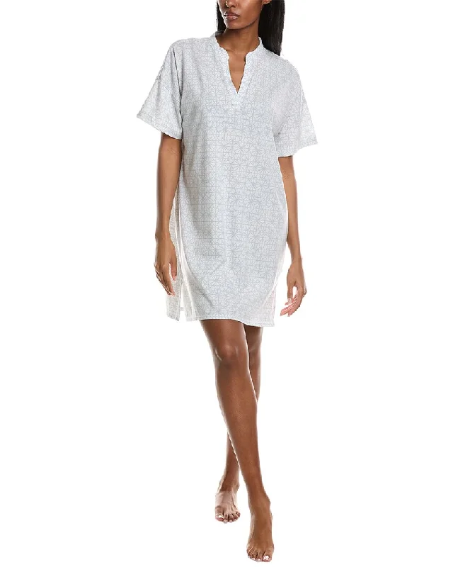 N Natori Imperial Geo Night Dress empire Waist empire