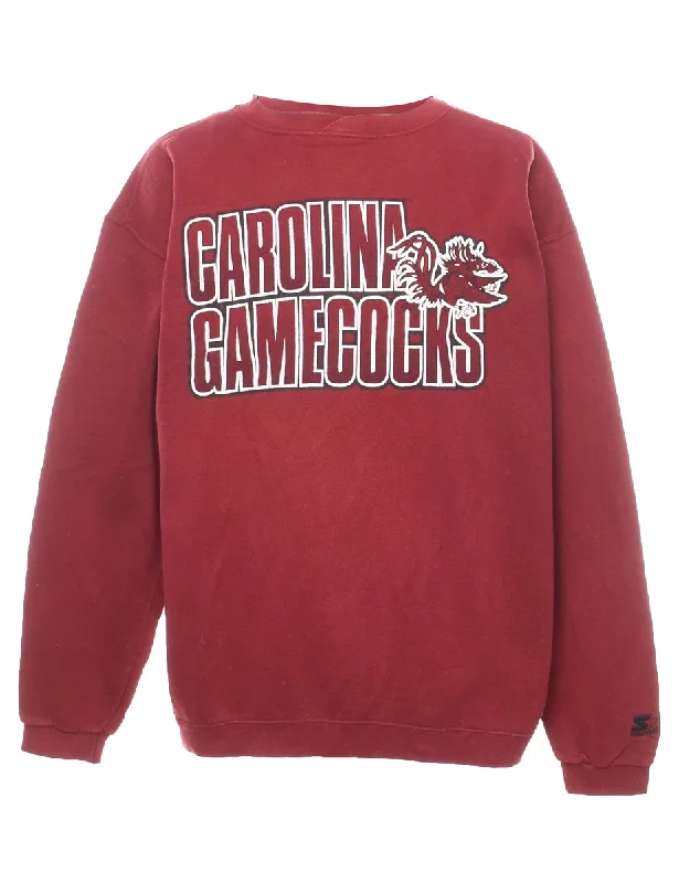 Carolina Gamecocks Football Sports Sweatshirt - XL Hoodie with Set-In Sleeves Structured Classic Carolina Gamecocks Football Sports Sweatshirt - XL Hoodie with Set-In Sleeves Structured Classic