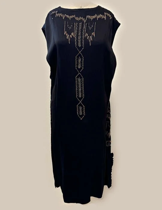 Deco Dress with Bustle back Tunics Denim casual