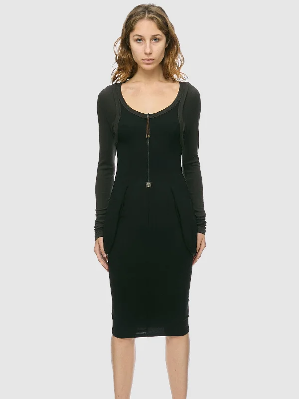 Cop Copine 2-in-1 Midi Dress Tunics Practical easy-care