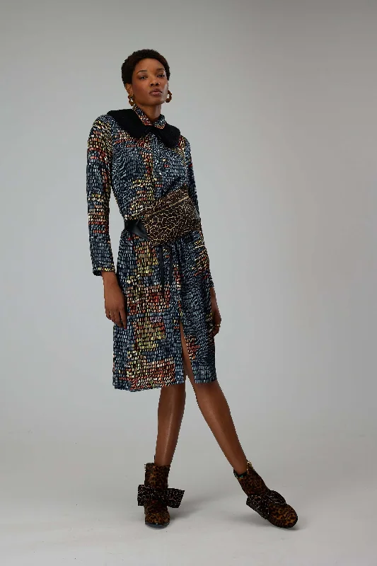 Edison dress in Dark and stormy print Tunics Corduroy durable