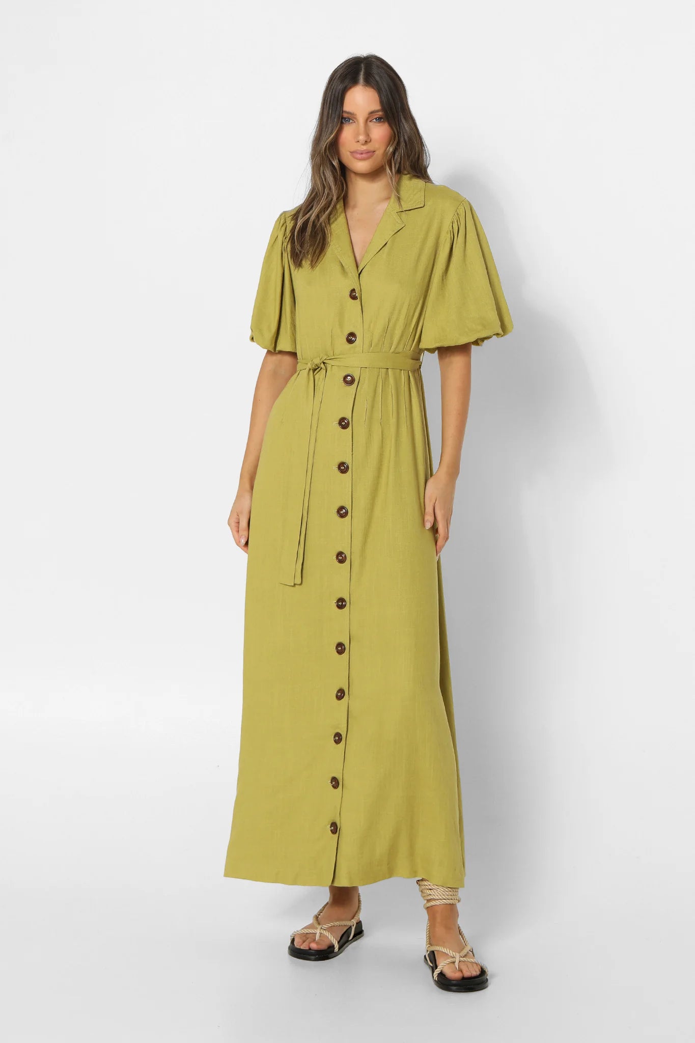 Elia Kiwi Maxi Dress Tunics Trendy modern