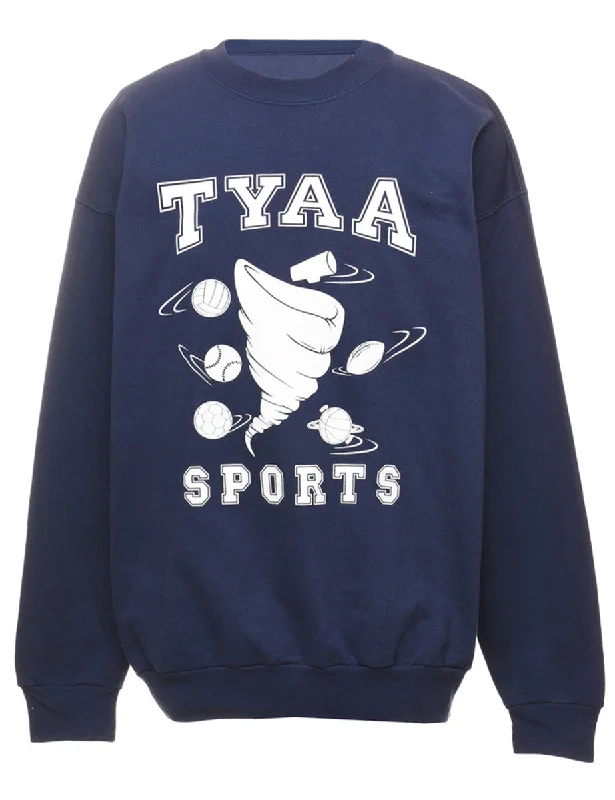 Tyaa Sports Sweatshirt - L Hoodie with Strings Custom Fit Adjustable