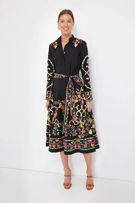 Borboni Placee Nero Sundowner Dress Tunics Party sparkling