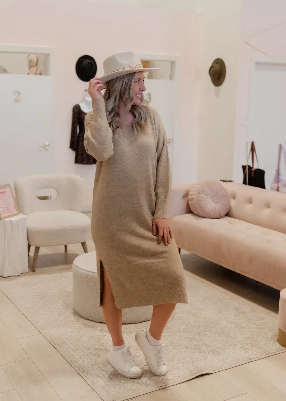 The Jupiter V-Neck Dress Tunics Fashionable trendy