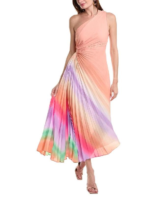 Nicole Miller Lora One-Shoulder Midi Dress Tunics Review highly