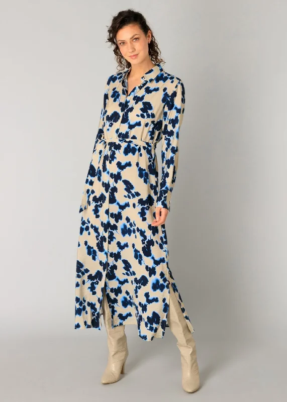 Yest - Rahayu Printed Maxi Dress Tunics stripes playful
