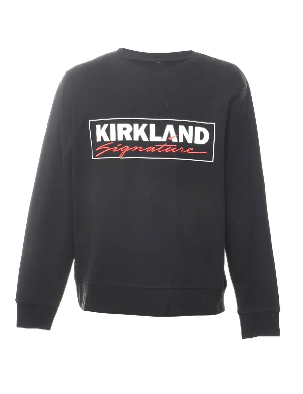 Kirkland Printed Sweatshirt - XL Hoodie with Hem Ribbing Snug Secure