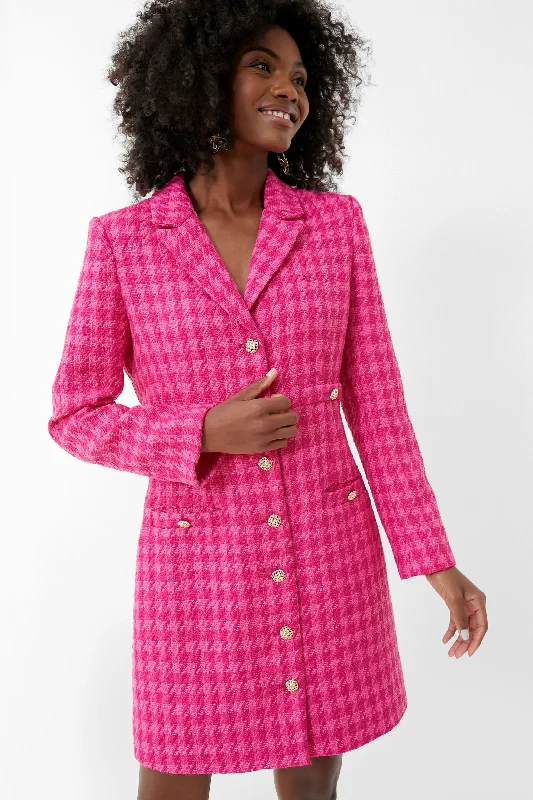 Magenta Tweed Stacie Dress Tunics Velvet soft