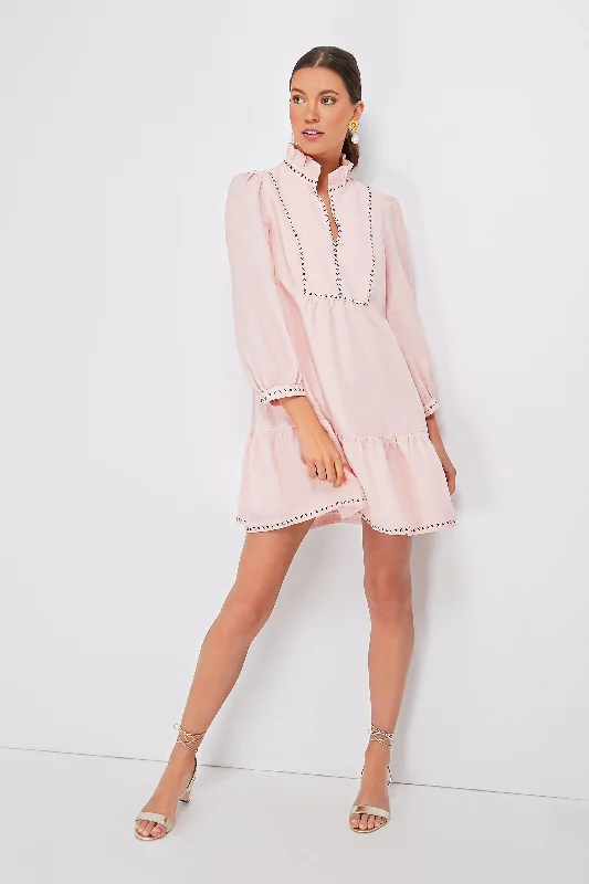 Bermuda Pink Palmerston Dress Turtleneck Warm Winter